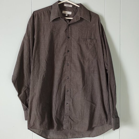 Protocol Charcoal Dress Shirt (Tall) - Picture 1 of 5
